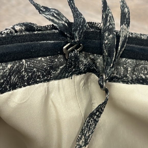 Tracy Reese Convertible Spaghetti Strap/Strapless Silk/Lace/Sequin Tiered Dress - Picture 10 of 12